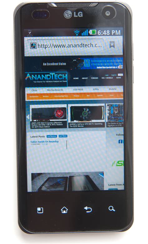 This Just In Lg Optimus 2x Our First Tegra 2 Smartphone