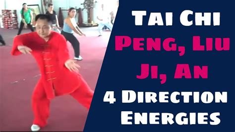 Tai Chi Peng Lu Ji An Four Directions Energies 陈氏太极拳 四正手 掤 履 擠 按 Youtube
