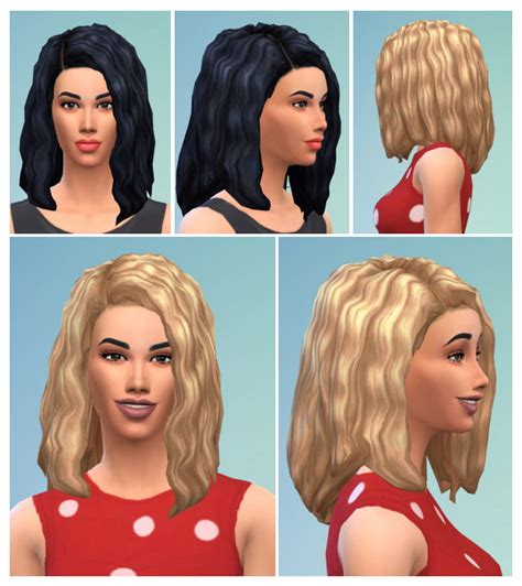 Twisted Curls Longer The Sims 4 Catalog