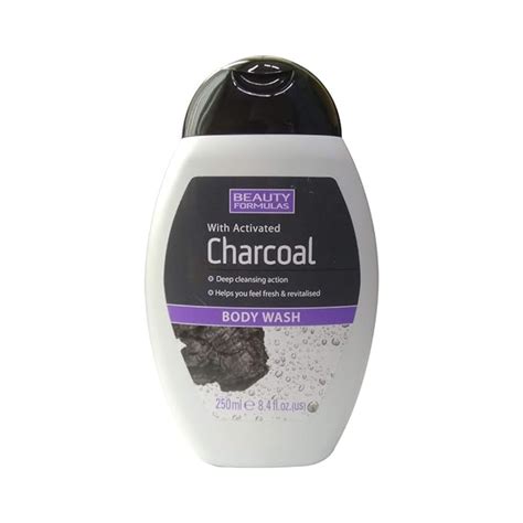 Buy Beauty Formulas Activated Charcoal Body Wash 250ml Online At Low