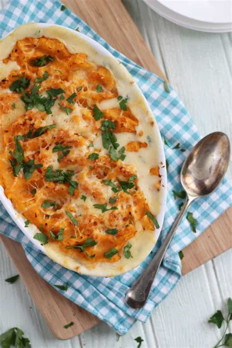 Sweet Potato Fish Pie with Salmon - Taming Twins