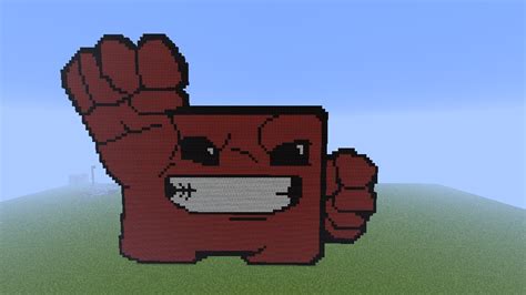 Speed Pixel Art Super Meat Boy Minecraft Map