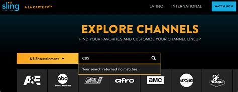 Our guide will help you decide between hulu's comprehensive thankfully, both sling and hulu + live tv will let you view many of your favorite channels most customers can expect to find the four major networks — abc, cbs, fox, and nbc. CBS and Dish Announce Broadcast Deal That Excludes Sling TV