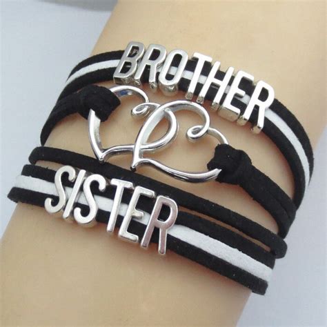 Love Brother And Sister Bracelets Fashion Brothers Love Sister