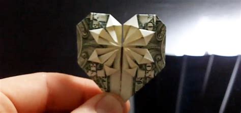 Dollar Bill Origami Heart Instructions Food Ideas