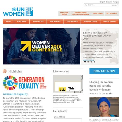 Un Women United Nations Entity For Gender Equality And The