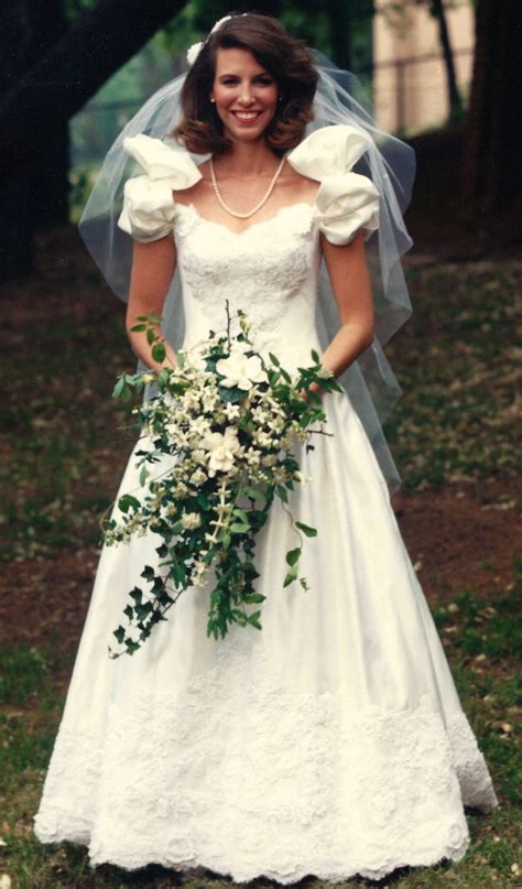 Priscilla Of Boston Short Sleeve Size 8 Used Wedding Dress Nearly