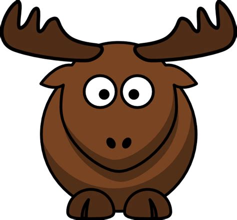 Cartoon Elk clip art Free Vector / 4Vector