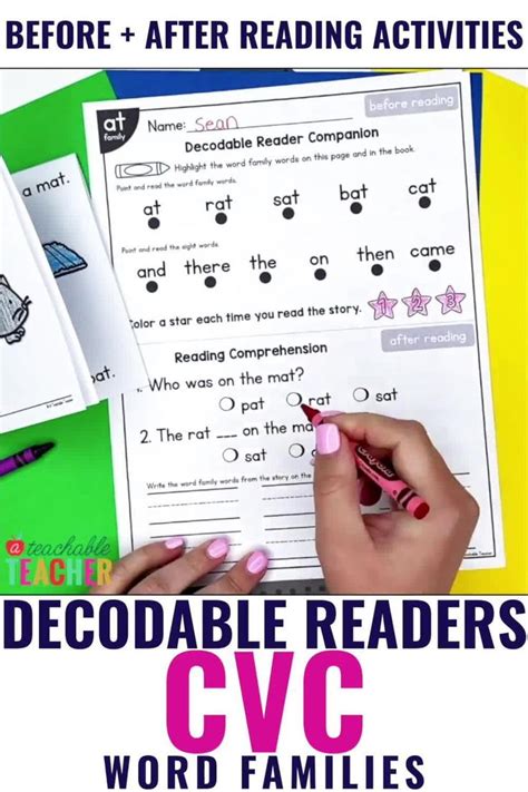 Cvc Decodable Readers A Teachable Teacher Video Video Teaching