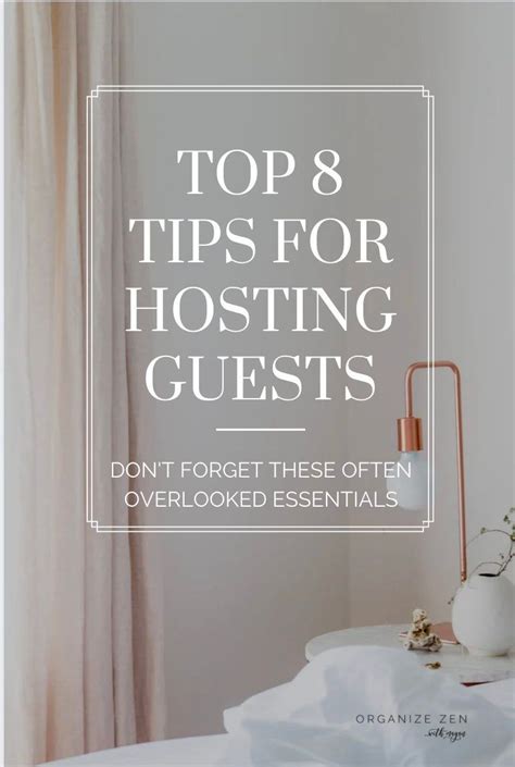How To Prepare For Hosting House Guests For An Overnight Weekend Or