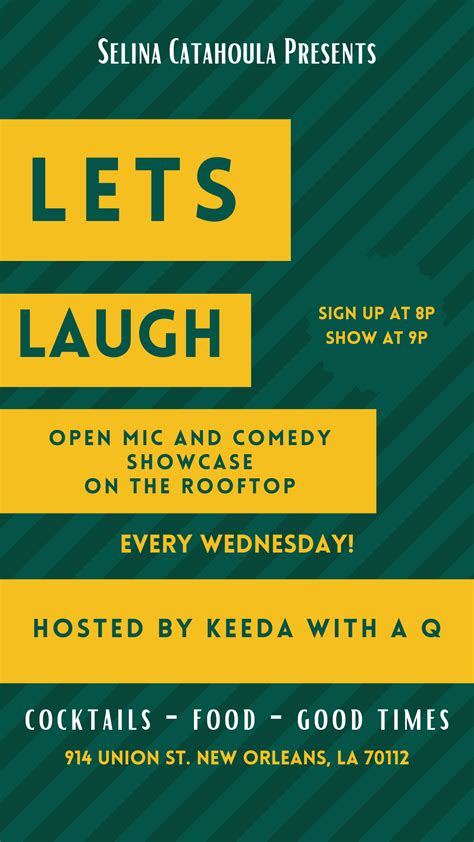 Lets Laugh A Rooftop Comedy Open Mic