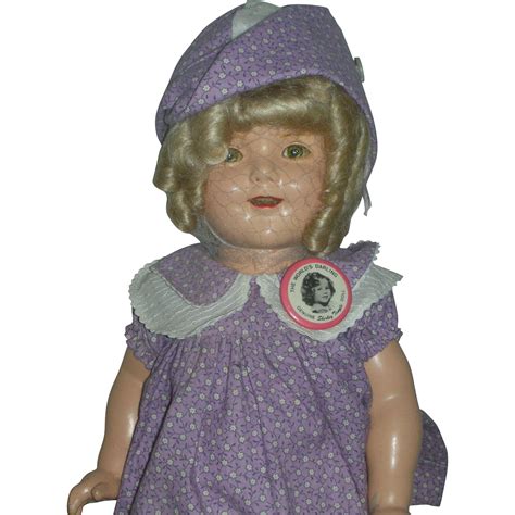 vintage ideal 1930 s composition shirley temple doll compo doll 18 from charlottewebcollectibles