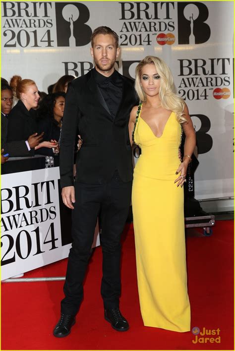 Rita Ora Supports Calvin Harris At BRIT Awards Photo Photo Gallery Just Jared Jr
