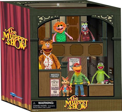 The Muppets Backstage Kermit Fozzie Gonzo Scooter Mahna Mahna Bean