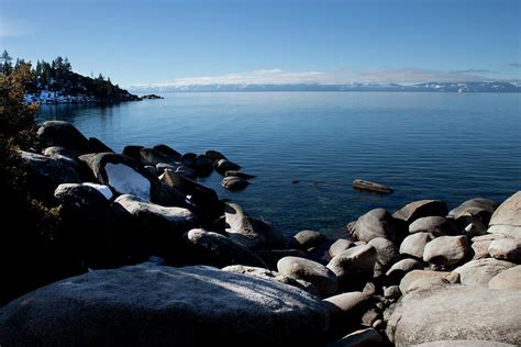 Lake Tahoe And Rocks Photograph By Ivete Basso Photography Fine Art