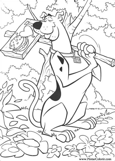 Desenhos Para Pintar E Colorir Scooby Doo Imprimir Desenho 002