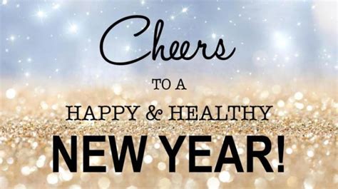 Cheers To A Happy And Healthy New Year