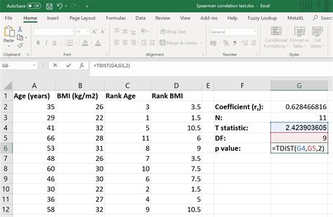 Calculating P Value In Excel Printable Templates Free