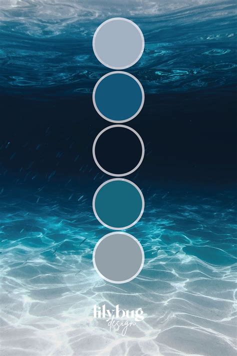 Deep Sea Colour Palette Ocean Color Palette Sea Colour Sea Blue Color