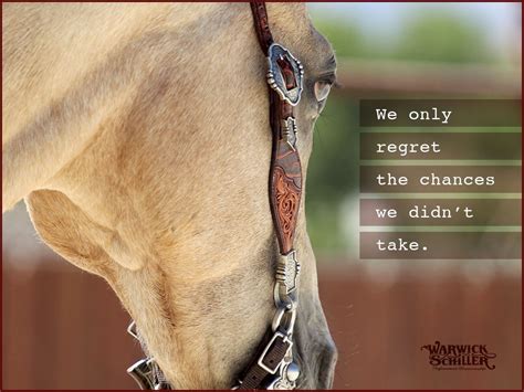 Regret Chances We Dont Take Warwick Schiller Schiller Horsemanship