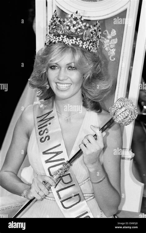 Miss World 1980 Miss Germany Gabriella Brum Is Crowned Miss World 13th