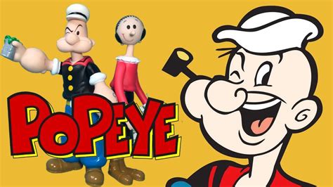 1991 Popeye And Olive Oil Action Figures By Presents Retro Unboxing