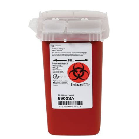 Varies by state and many times even by city. SharpSafety Sharps Container - 32 oz. | QC Supply
