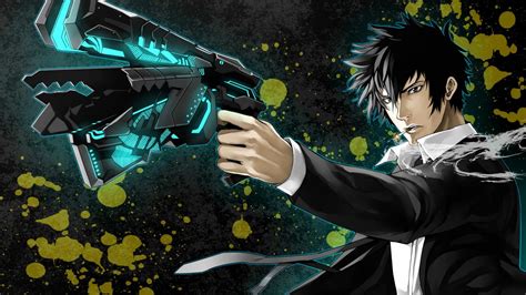 Psycho Pass Shinya Kogami Anime Anime Boys Wallpapers Hd Desktop