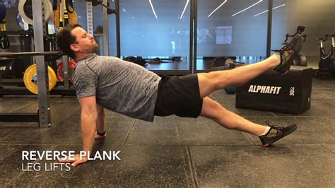 Reverse Plank Leg Lifts Youtube