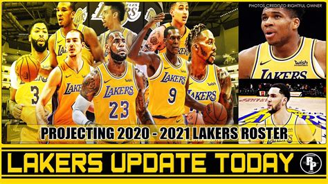 They play in the pacific division of the western conference in the national basketball association (nba). Projecting The 2020-2021 Los Angeles Lakers Roster Kung ...