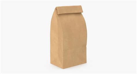 Free for personal & commercial use author: Grocery Bag No Handle Mockup Small Closed