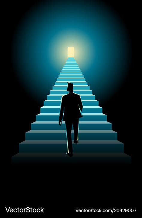 Stairway To Success Royalty Free Vector Image Vectorstock