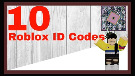 10 Roblox Id Codes Youtube