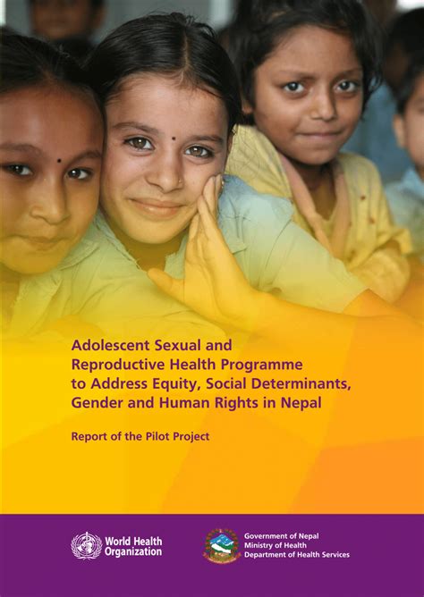 Pdf Adolescent Sexual And Reproductive Health Programme To Address Equity Social Determinants