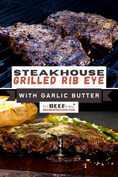 Our Grilled Rib Eye Steak Is Juicy And Decadent With A Rich Garlic