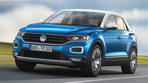 Volkswagen T Roc Unveiled Stylish Compact Suv With Aeb As Standard