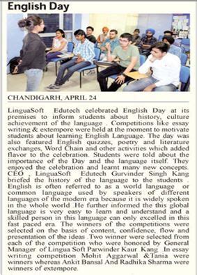 Even people don't believe in all these things are still curious about their future. Leading newspaper #Yugmarg covered #English #Day ...