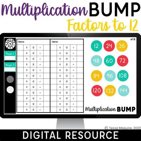 Free Digital Multiplication Bump Tales From Outside The Classroom