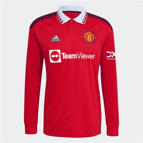 Manchester United Home Jersey Ls 202223 By Adidas S Til 700 Dkk