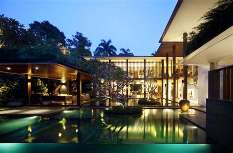 Luxury Singapore Homes Indoor Outdoor Architecture