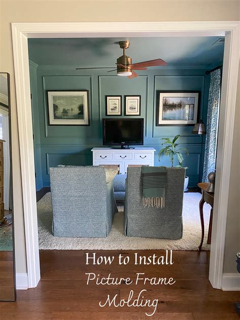 How To Add Picture Frame Molding To A Room Southern Hospitality