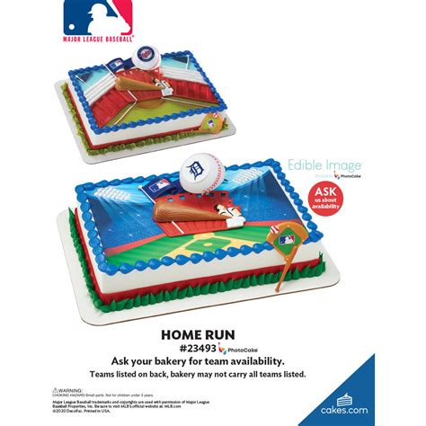 Mlb Home Run The Magic Of Cakes Page Decopac