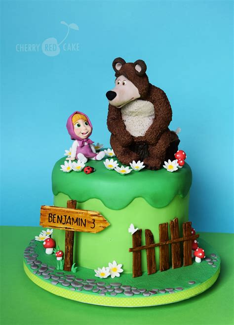 Masha And The Bear Cake Kueh Apem