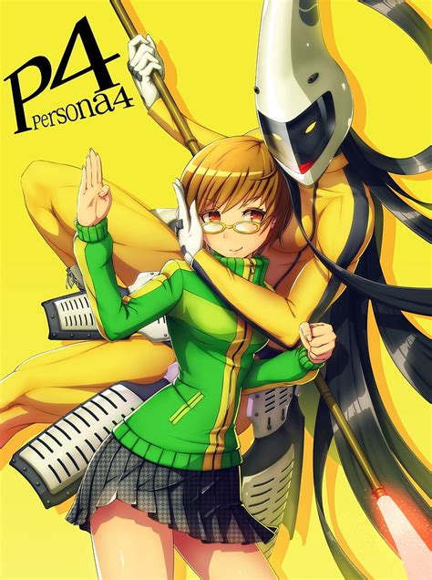 Hd Wallpaper Persona Series Persona 4 Tomoe Anime Girls Satonaka Chie Wallpaper Flare