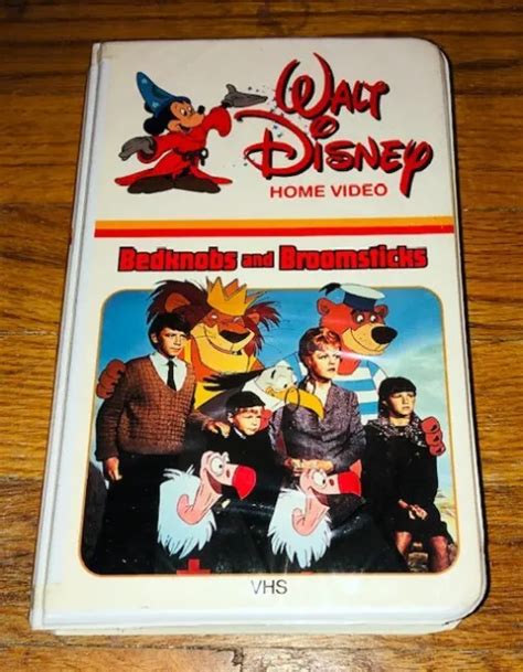 Walt Disney Bedknobs And Broomsticks Vhs Clamshell Vintage Picclick
