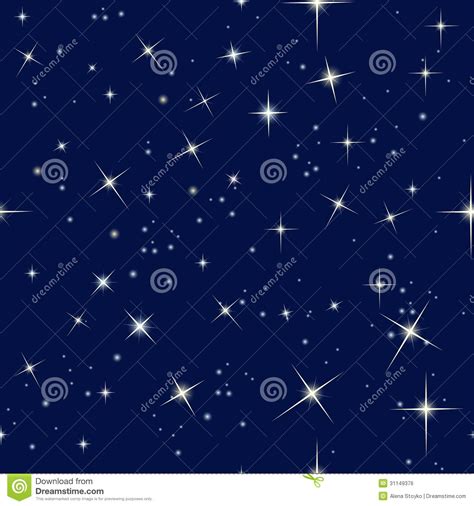Night Sky And Stars Stock Vector Illustration Of Astronomy 31149376