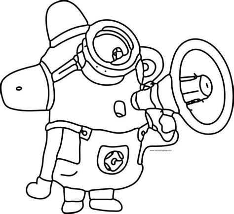 Kevin Stewart Bob Minion Coloring Coloring Pages