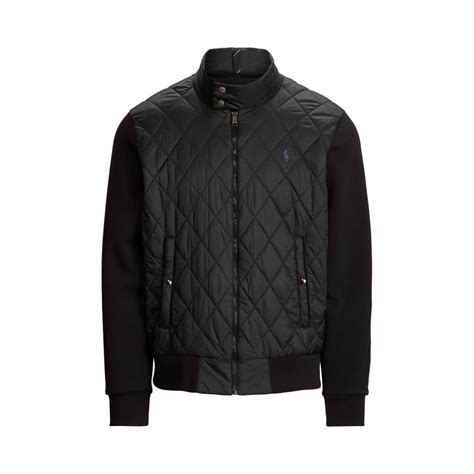 Polo Ralph Lauren Quilted Hybrid Jacket Outerwear From Signature