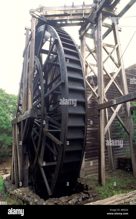 Wooden Waterwheel C 1870 Bale Grist Mill State Historic Park Near