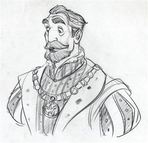 King Character Designs Expression Sheets Tangled